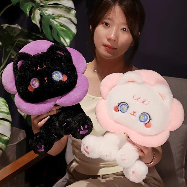 Cute Floral Cat Plush Toy 30cm Soft Stuffed Doll Cute Floral Cat Plush Toy 30cm Soft Stuffed Doll