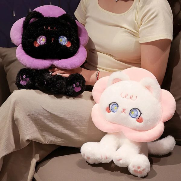 Cute Floral Cat Plush Toy 30cm Soft Stuffed Doll Cute Floral Cat Plush Toy 30cm Soft Stuffed Doll