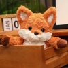 Cute Fluffy Fox Plush Toy - Soft Cartoon Stuffed Doll for Kids' Gifts