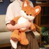 Cute Fluffy Fox Plush Toy - Soft Cartoon Stuffed Doll for Kids' Gifts