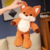 Cute Fluffy Fox Plush Toy - Soft Cartoon Stuffed Doll for Kids' Gifts