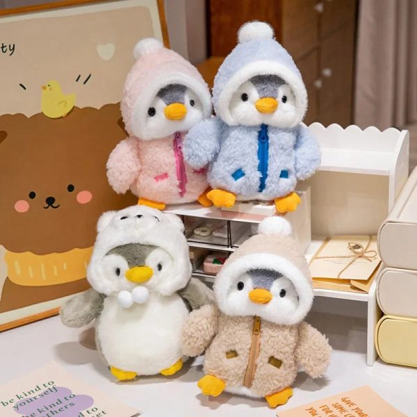 Cute Fluffy Penguin Plush Toy - Adorable Sleep Companion & Gift Cute Fluffy Penguin Plush Toy - Adorable Sleep Companion & Gift