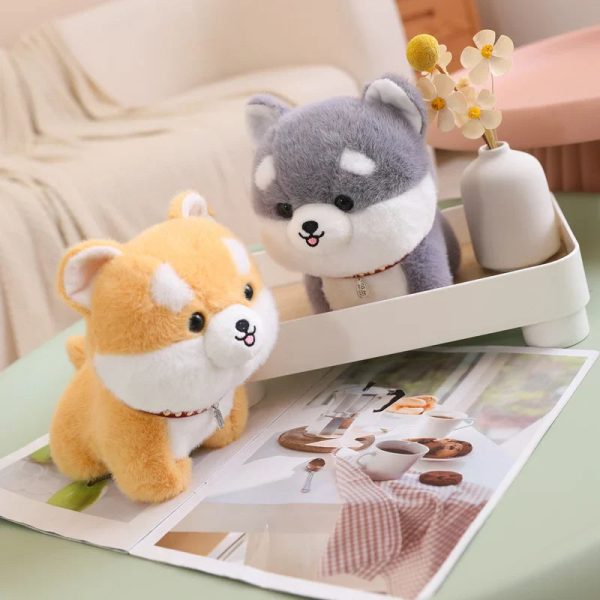 Cute Fluffy Shiba Inu Plush Toy - Adorable Soft Stuffed Animal for Kids Cute Fluffy Shiba Inu Plush Toy - Adorable Soft Stuffed Animal for Kids