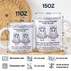 Cute Ghost Bestie Friends Until We Die Toile De Jouy Pattern - Personalized White Edge-to-Edge Mug Cute Ghost Bestie Friends Until We Die Toile De Jouy Pattern - Personalized White Edge-to-Edge Mug