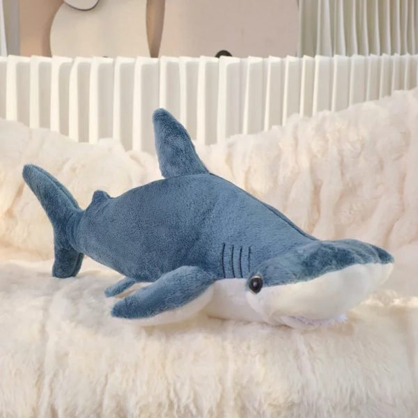 Cute Gray Blue Shark Plush Toy - Soft Stuffed Sea Animal Pillow for Kids Cute Gray Blue Shark Plush Toy - Soft Stuffed Sea Animal Pillow for Kids