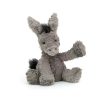 Cute Grey Donkey Plush Toy - Soft Stuffed Animal for Babies & Kids