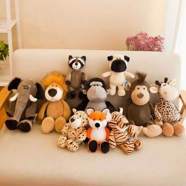 Cute Jungle Animal Plush Doll 25cm Cute Jungle Animal Plush Doll 25cm