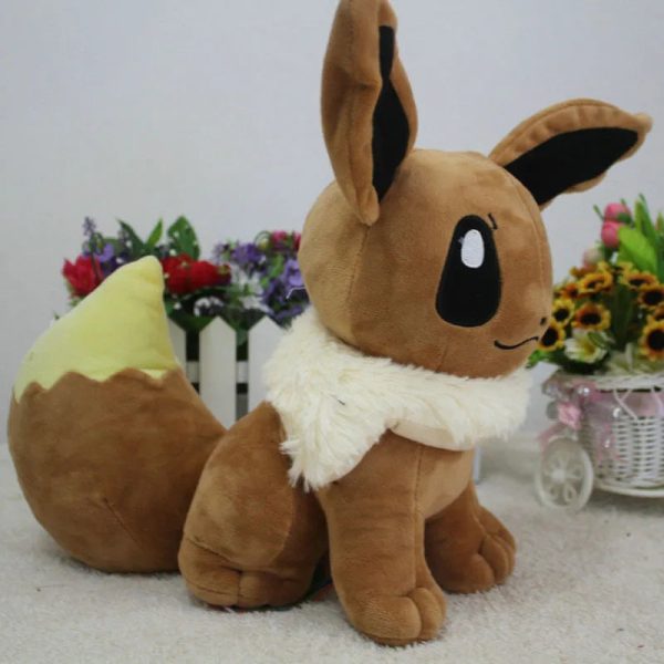 Cute Kawaii Eevee Plush Toy - Perfect Gift for Kids & Anime Lovers! Cute Kawaii Eevee Plush Toy - Perfect Gift for Kids & Anime Lovers!