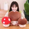 Cute Kawaii Shiitake Mushroom Plush Toy - Soft & Lifelike Gift for Kids Cute Kawaii Shiitake Mushroom Plush Toy - Soft & Lifelike Gift for Kids