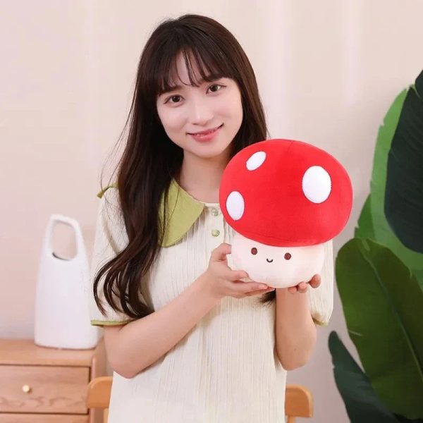 Cute Kawaii Shiitake Mushroom Plush Toy - Soft & Lifelike Gift for Kids Cute Kawaii Shiitake Mushroom Plush Toy - Soft & Lifelike Gift for Kids