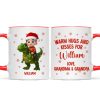 Cute Kid With Dinosaur Christmas Personalized Mug Cute Kid With Dinosaur Christmas Personalized Mug