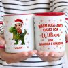 Cute Kid With Dinosaur Christmas Personalized Mug Cute Kid With Dinosaur Christmas Personalized Mug