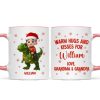 Cute Kid With Dinosaur Christmas Personalized Mug Cute Kid With Dinosaur Christmas Personalized Mug