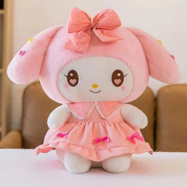 Cute Kuromi Plush Doll - 30cm Sanlio Purple Dress Gift for Anime Lovers Cute Kuromi Plush Doll - 30cm Sanlio Purple Dress Gift for Anime Lovers