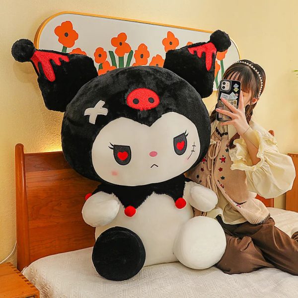 Cute Kuromi Plush Doll - Adorable Dark Devil Toy for Kids' Gifts Cute Kuromi Plush Doll - Adorable Dark Devil Toy for Kids' Gifts