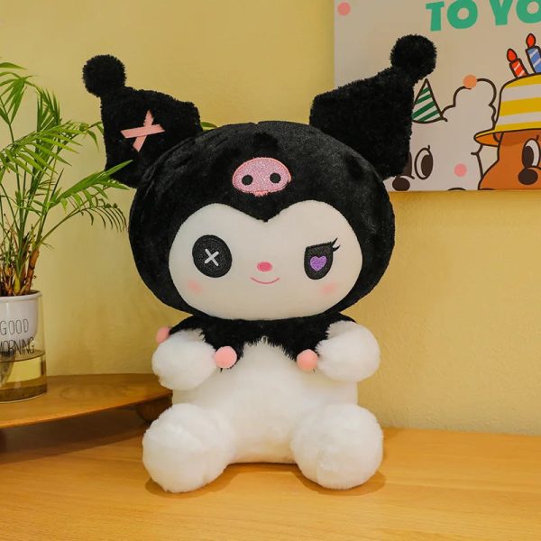 Cute Kuromi Plush Doll - Adorable Dark Devil Toy for Kids' Gifts Cute Kuromi Plush Doll - Adorable Dark Devil Toy for Kids' Gifts