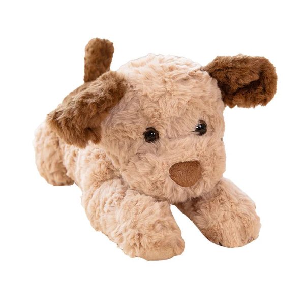 Cute Lying Dog Plush Toy - Soft Cartoon Puppy Pillow for Kids' Room Decor