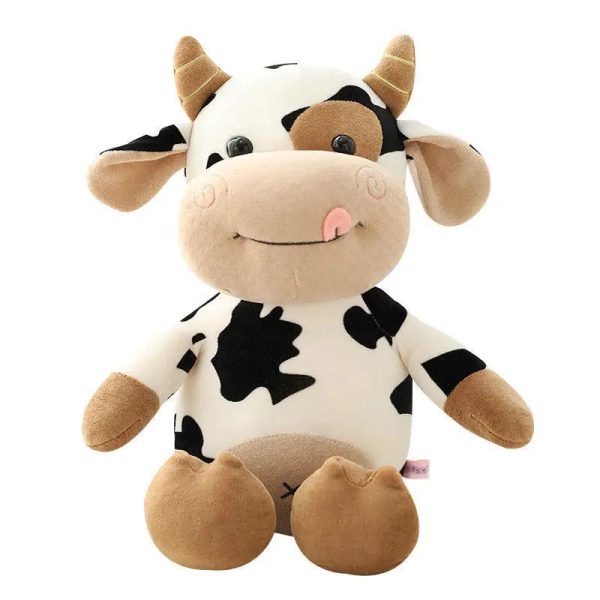 Cute Milk Cow Plush Pillow Soft Stuffed Doll