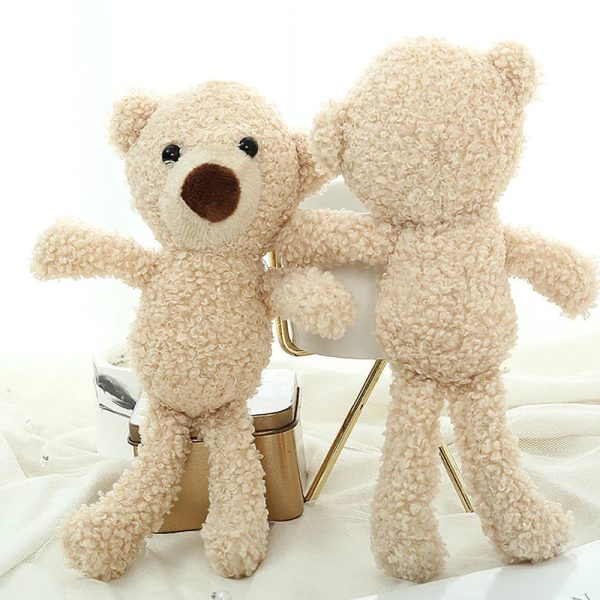 Cute Mini Teddy Bear Plush Toy - Adorable Chew Doll for Pets
