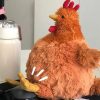 Cute Plush Chicken Doll Soft Stuffed Decorative Toy