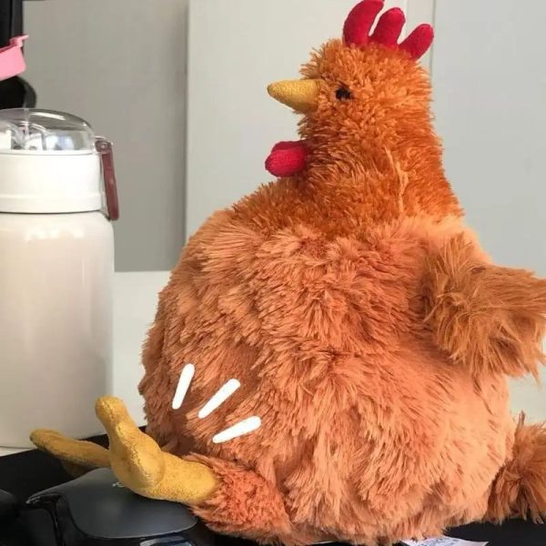 Cute Plush Chicken Doll Soft Stuffed Decorative Toy