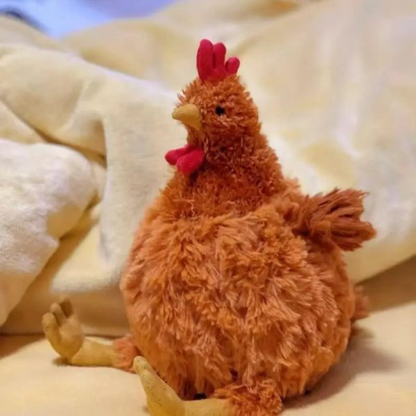 Cute Plush Chicken Doll Soft Stuffed Decorative Toy