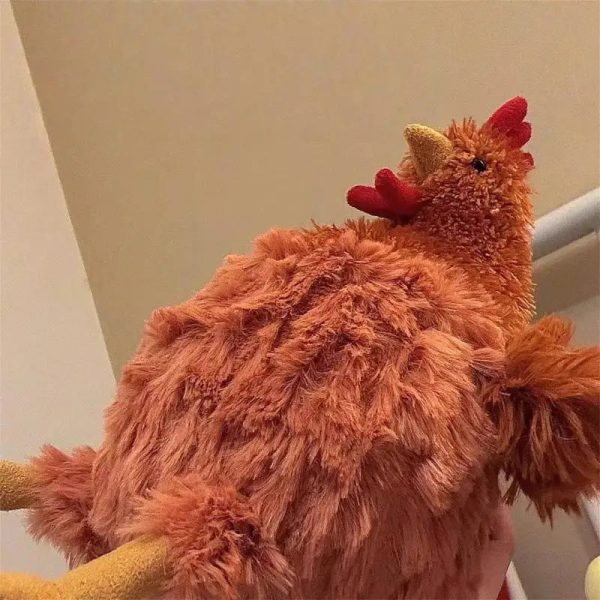 Cute Plush Chicken Doll Soft Stuffed Decorative Toy