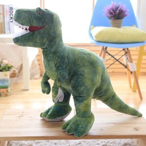 Cute Plush Dinosaur Pillow - Soft Tyrannosaurus Rex Toy for Kids