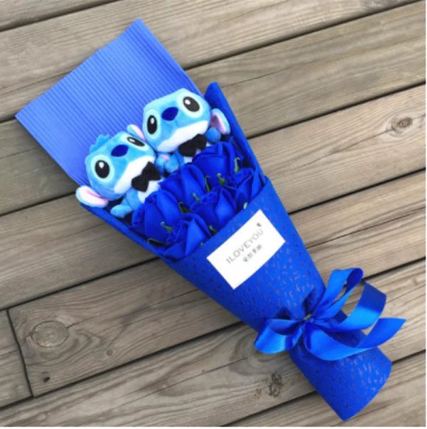 Cute Plush Flower Bouquet Soft Stuffed Doll