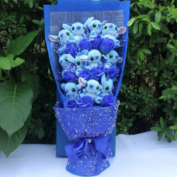 Cute Plush Flower Bouquet Soft Stuffed Doll