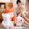 Cute Plush Fox, Cat, Rabbit & Bear Toys - Soft Stuffed Animal Gifts