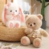 Cute Plush Fox, Cat, Rabbit & Bear Toys - Soft Stuffed Animal Gifts