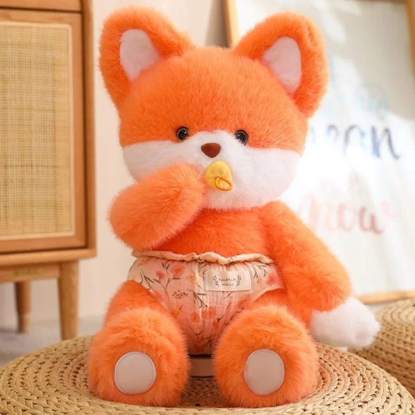 Cute Plush Fox, Cat, Rabbit & Bear Toys - Soft Stuffed Animal Gifts