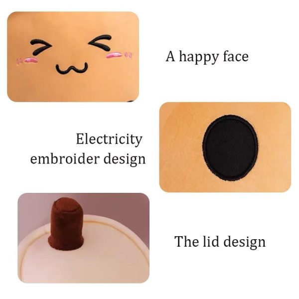Cute Plush Milk Tea Cup Pillow - Adorable Decorative Toy for All Ages Cute Plush Milk Tea Cup Pillow - Adorable Decorative Toy for All Ages
