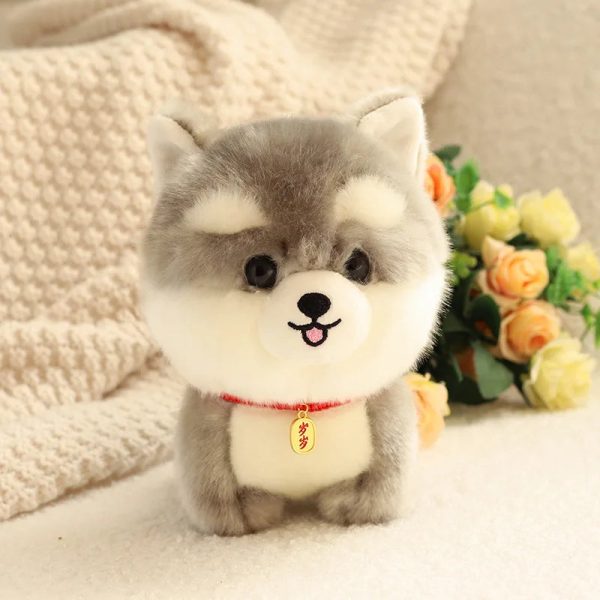 Cute Plush Puppy Dolls - Adorable Husky & Corgi Toys for Kids' Gifts
