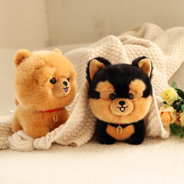 Cute Plush Puppy Dolls - Adorable Husky & Corgi Toys for Kids' Gifts