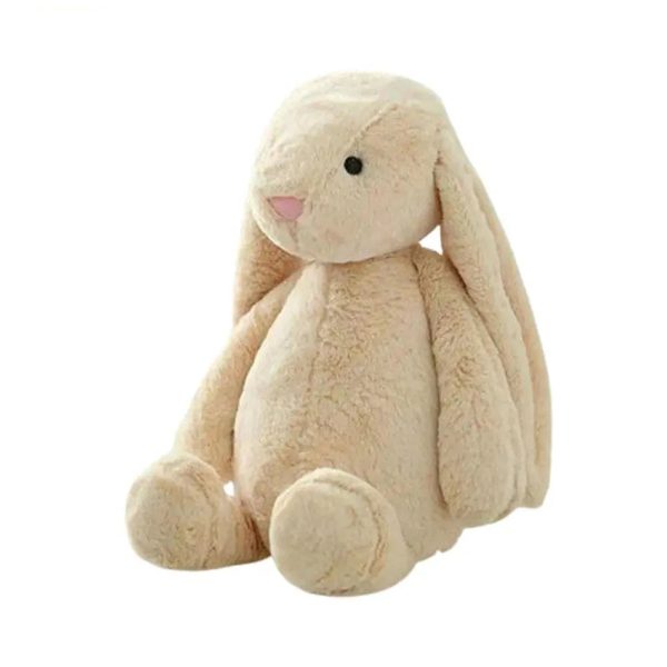 Cute Plush Rabbit Toy Soft Long Ear Bunny Doll for Kids and Bedroom Decor