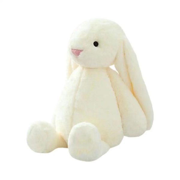 Cute Plush Rabbit Toy Soft Long Ear Bunny Doll for Kids and Bedroom Decor
