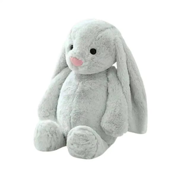 Cute Plush Rabbit Toy Soft Long Ear Bunny Doll for Kids and Bedroom Decor