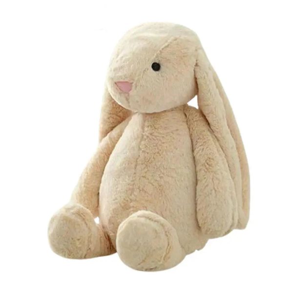 Cute Plush Rabbit Toy Soft Long Ear Bunny Doll for Kids and Bedroom Decor