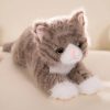 Cute Plush Simulation Cat Toys - Soft, Realistic, 5 Colors