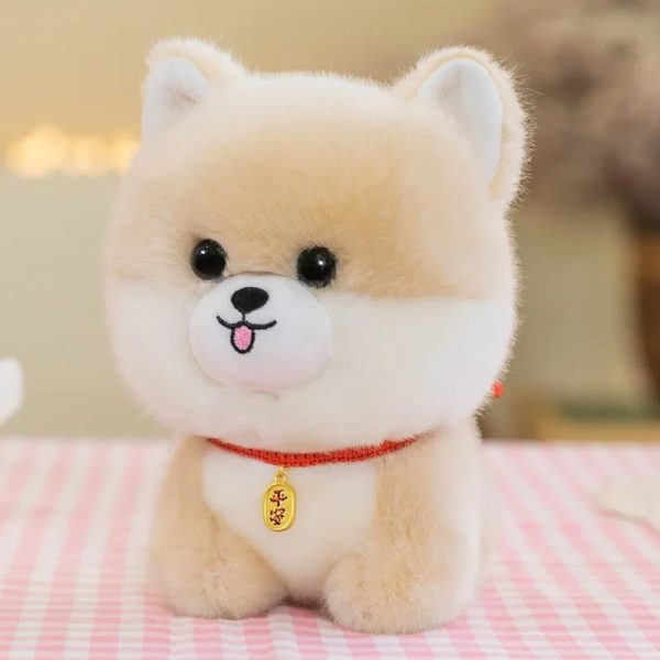 Cute Puppy Plush Toy Soft Husky and Corgi Dolls for Kids