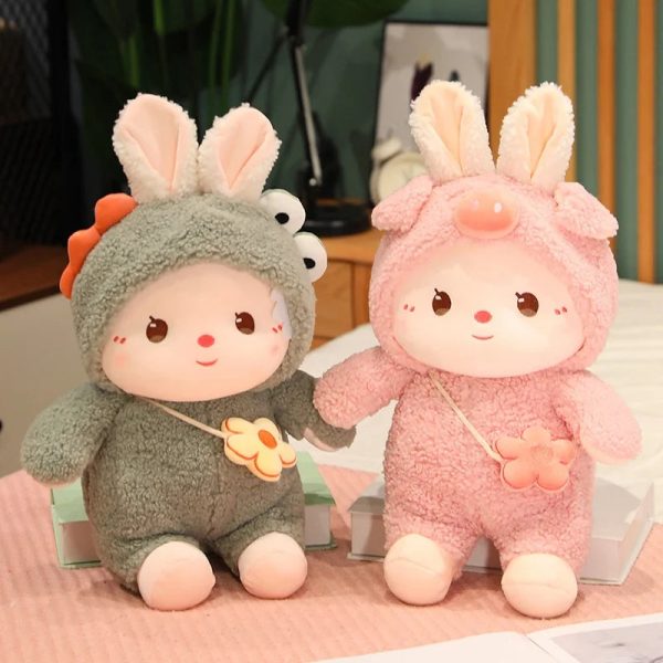 Cute Rabbit Plush Toy - Adorable Stuffed Doll for Cozy Sleep & Play