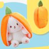 Cute Rabbit Plush Toy Strawberry Carrot Soft Doll