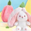 Cute Rabbit Plush Toy Strawberry Carrot Soft Doll