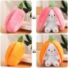 Cute Rabbit Plush Toy Strawberry Carrot Soft Doll