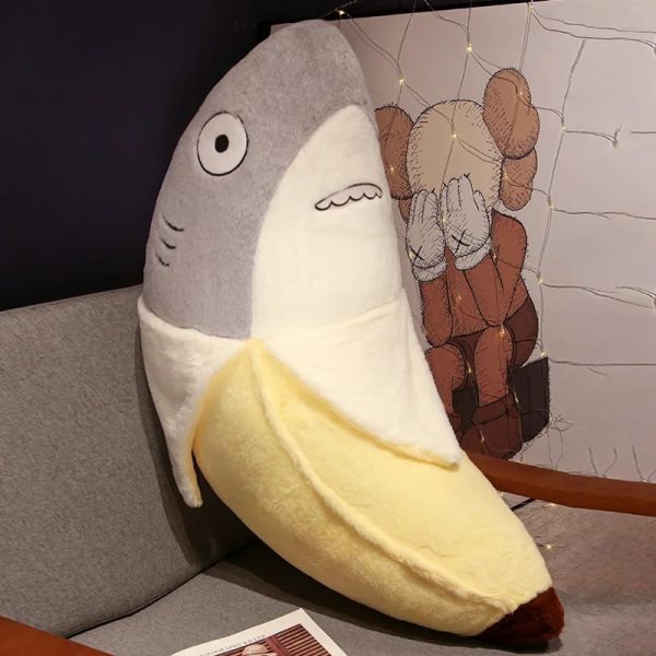 Cute Shark Banana Plush Soft & Cuddly