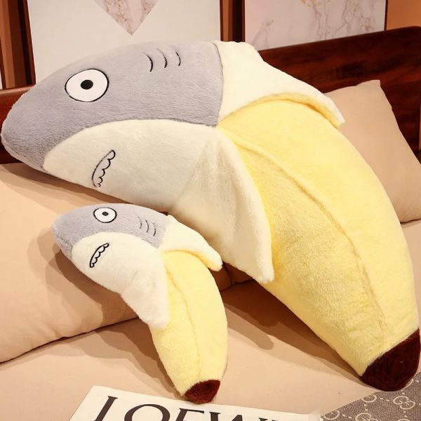 Cute Shark Banana Plush Soft & Cuddly