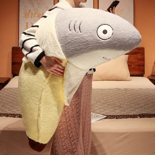 Cute Shark Banana Plush Soft & Cuddly