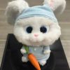 Cute Snowball Plush Toy - Movable Ears & Carrots